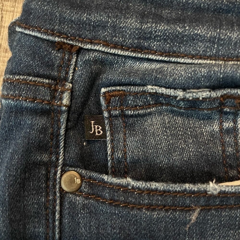 JUDY BLUE Jeans Women’s Size 25 Skinny High Waisted Split hem Ankle Dark Wash 1 - Picture 12 of 13